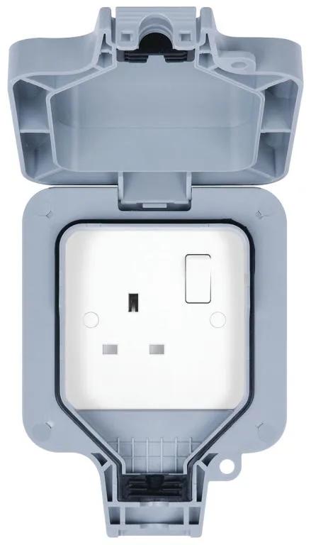 IP66 1 gang 13A DP switched socket