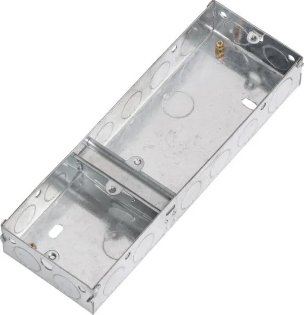 3G 35mm Single Plus Double Galvanised Steel Box
