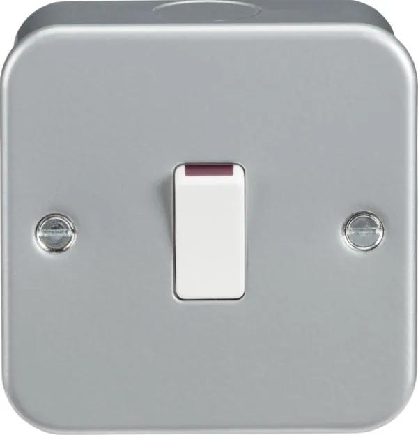 Metal Clad 20A 1G DP Switch