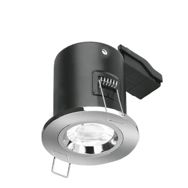 EFD™ GU10 Fixed Lock Ring Aluminium Fire Rated Downlight EN-FD101PC