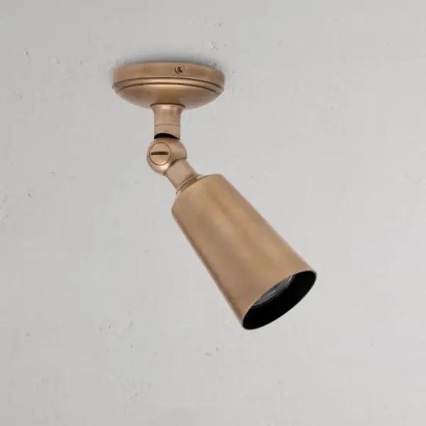 Corston Baylis Small Single Spotlight (35mm) (Antique Brass)
