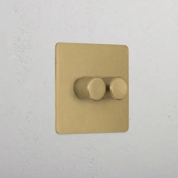 Corston 2G Two Way Dimmer Switch (Antique Brass)