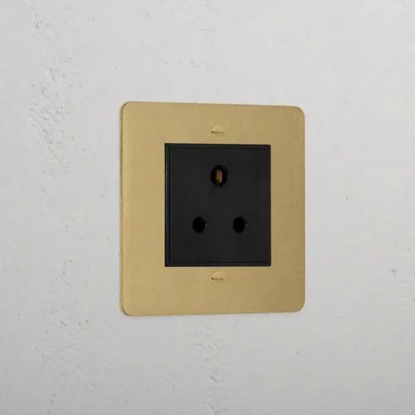 Corston 5A Light Socket (Antique Black Brass)