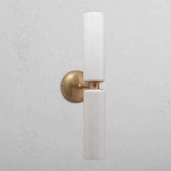Corston Claremont Medium Wall Light Fine Porcelain (Antique Brass)