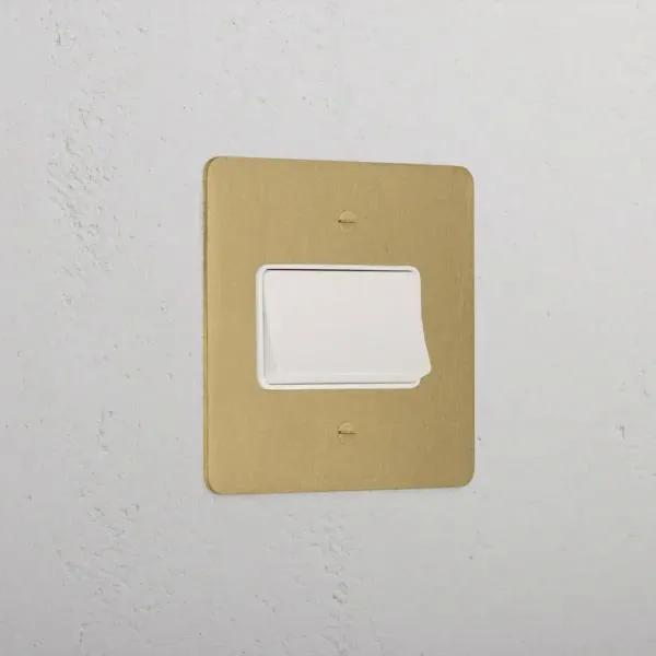 Corston Fan Isolator Switch (Antique White Brass)
