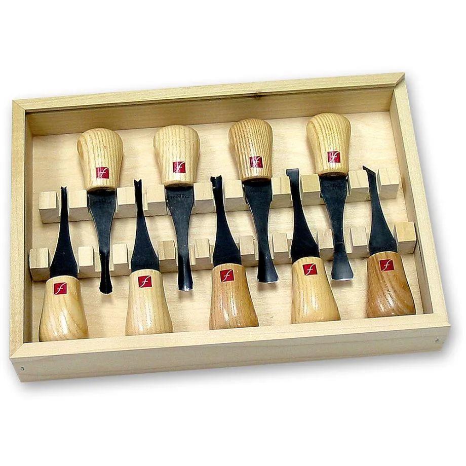 Flexcut FR405 9 Piece Deluxe Wood Carving Palm Set