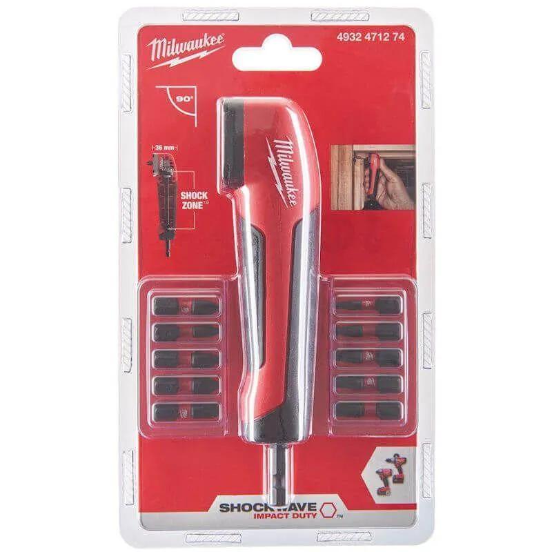 Milwaukee 4932471274 SHOCKWAVE Right Angle Attachment Set